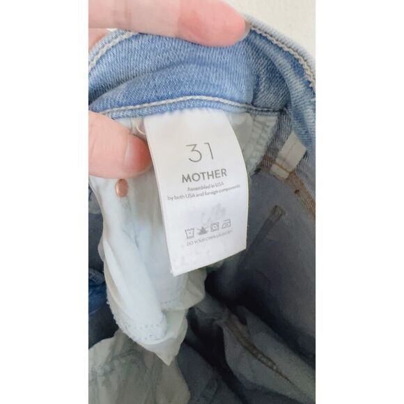 Mother The Insider Crop Step Fray Jeans in Limited Edition 31” - Picture 9 of 11